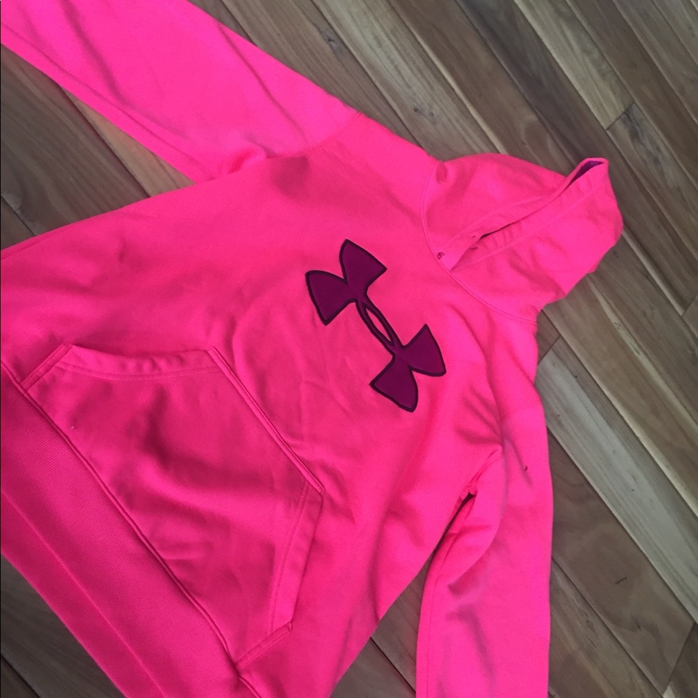 Under Amour Neon Pink Sweatshirt